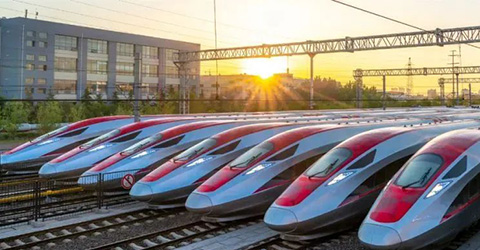 热烈祝贺中国标准的时速350公里高铁列车即将飘洋过海／装载华启智能PI...