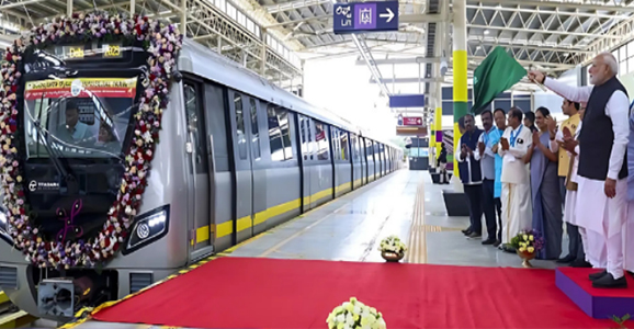 Bangalore Metro Phase 2 Yellow Line Offi...